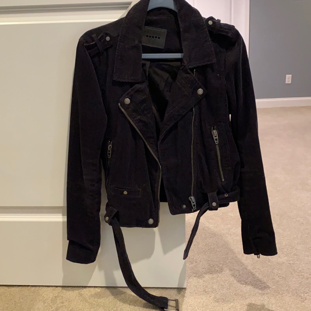 BlankNYC corduroy moto jacket